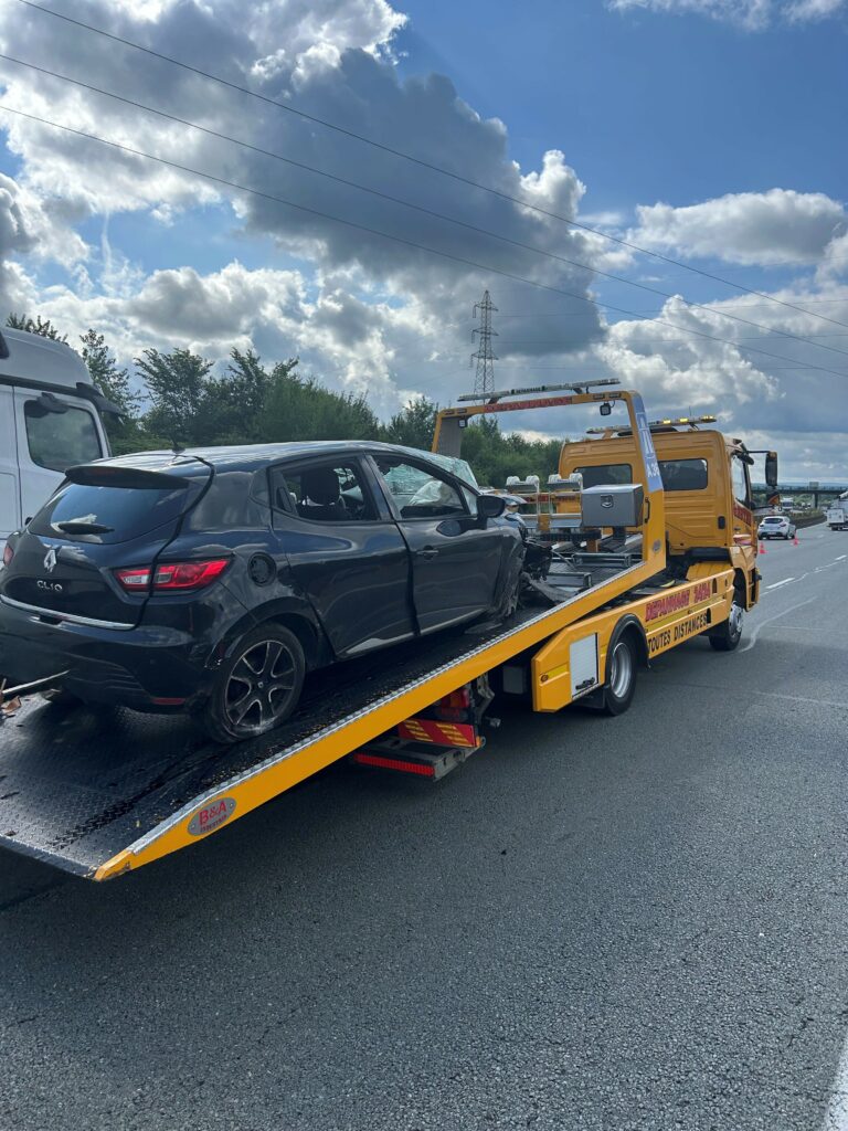 Intervention sur A36 avec MERCEDES ATEGO 1224R