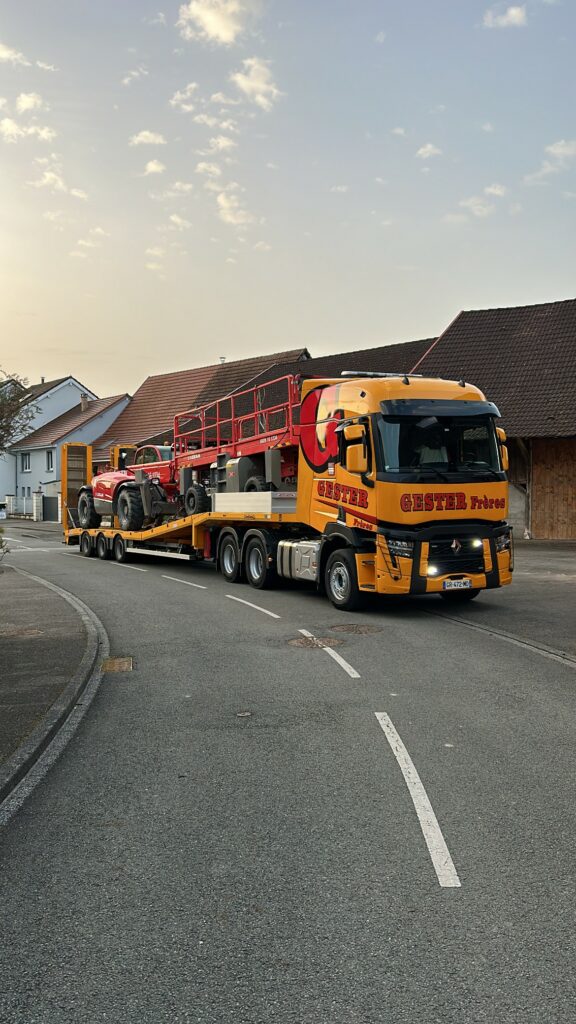 Transport avec tracteur RENAULT 6×4