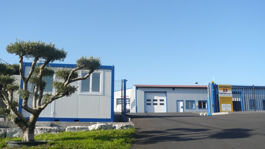 Réaménagement entrée du site